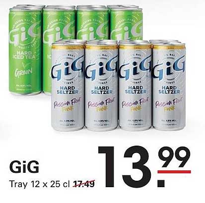 GiG Tray 12 x 25 cl