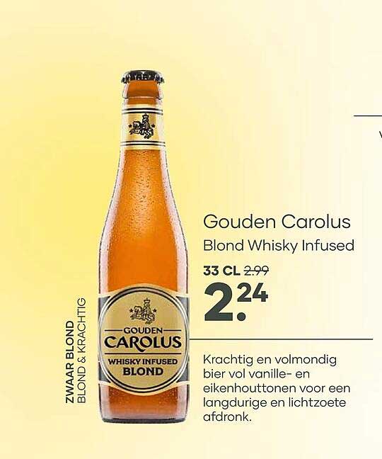 Gouden Carolus Blond Whisky Infused