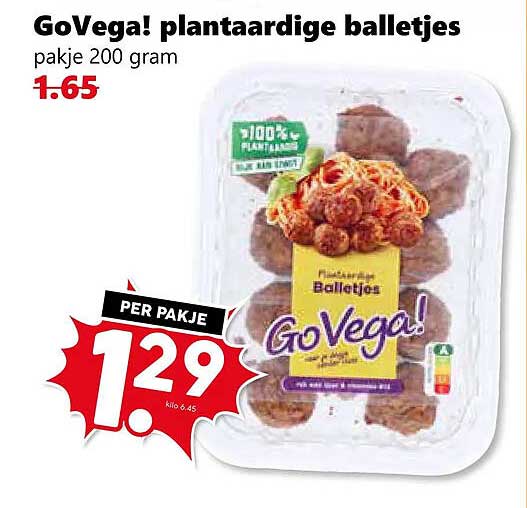 GoVega! plantaardige balletjes