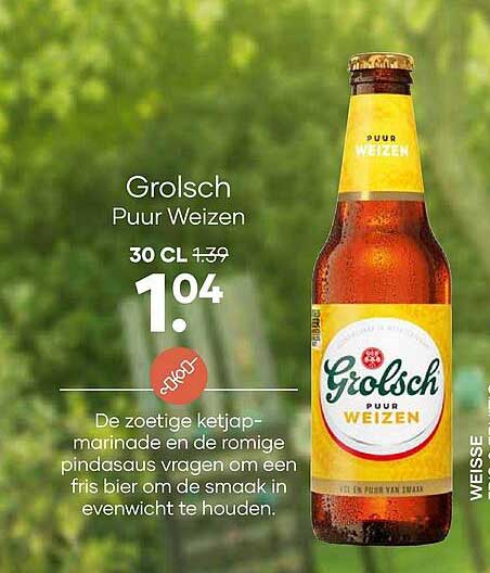 Grolsch Puur Weizen