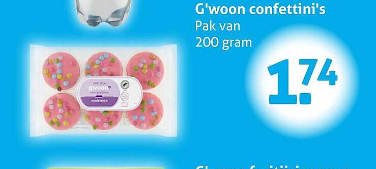 G'woon confettini's Pak van 200 gram