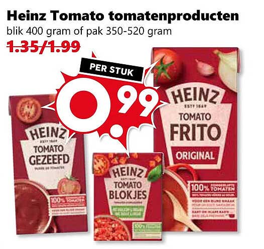 Heinz Tomato tomatenproducten