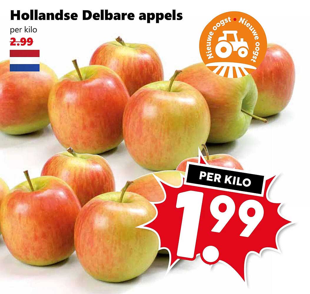 Hollandse Delbare appels per kilo