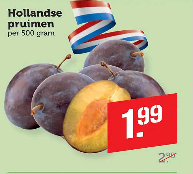 Hollandse pruimen per 500 gram