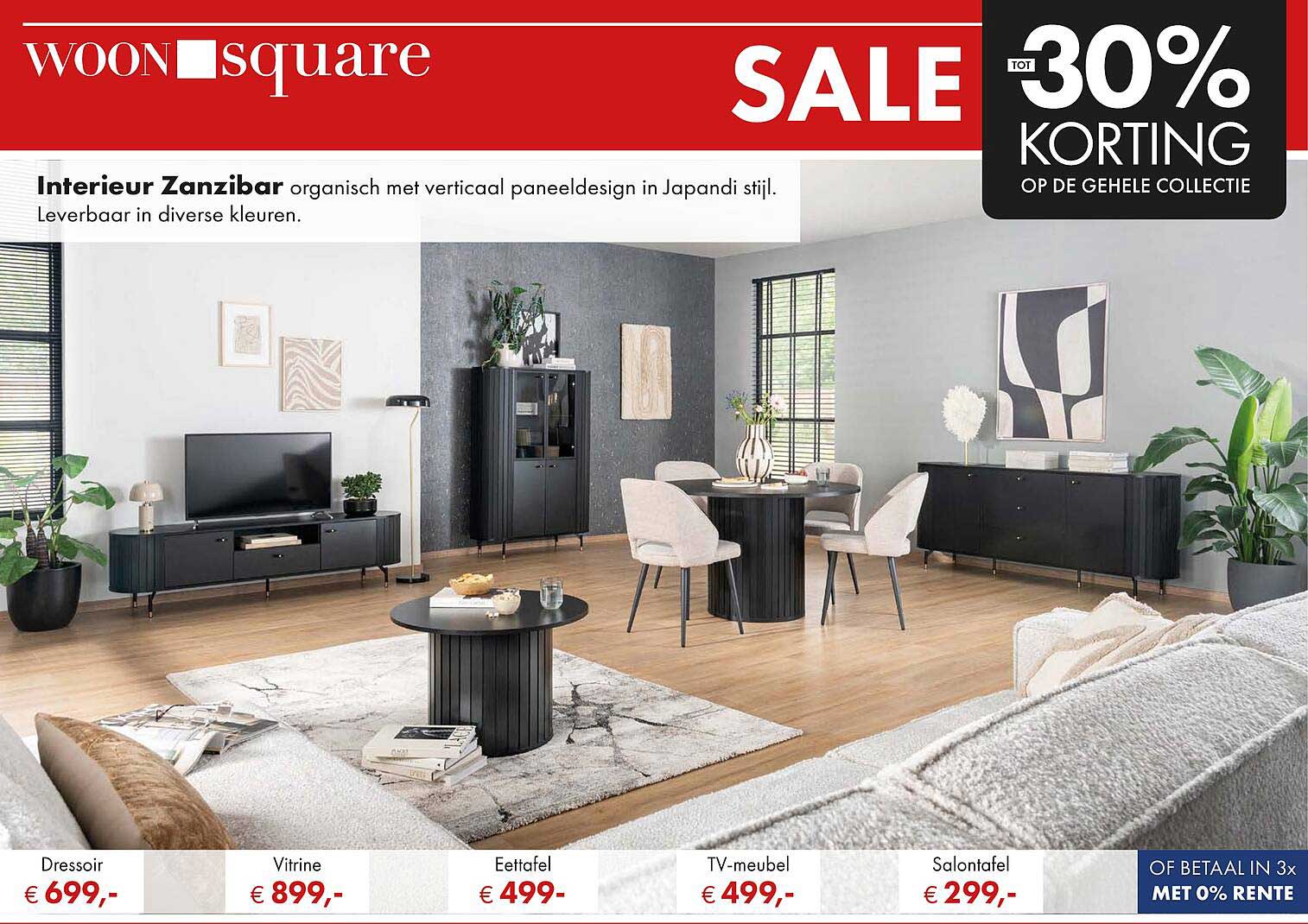 Interieur Zanzibar organisch met verticaal paneeldesign in Japandi stijl