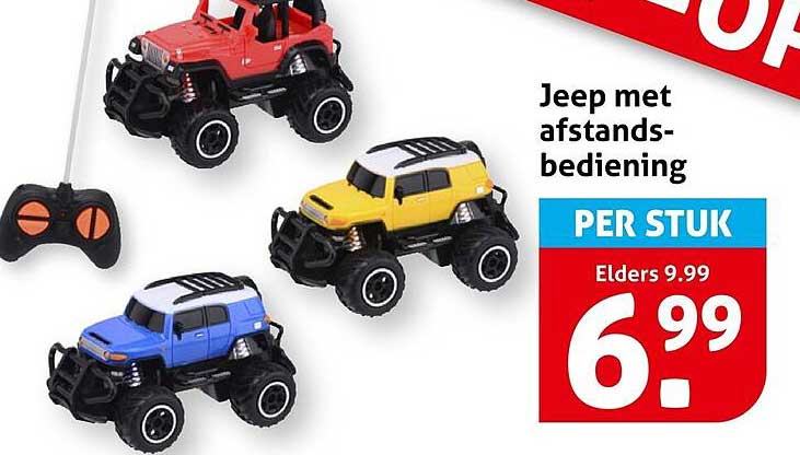 Jeep met afstandsbediening