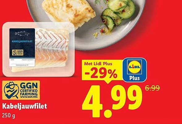 Kabeljauwfilet -29%