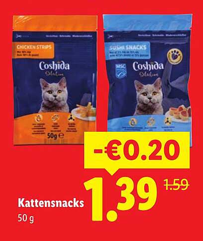 Kattensnacks 50 g