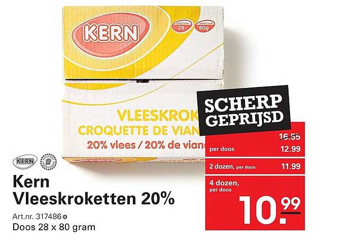 Kern Vleeskroketten 20%