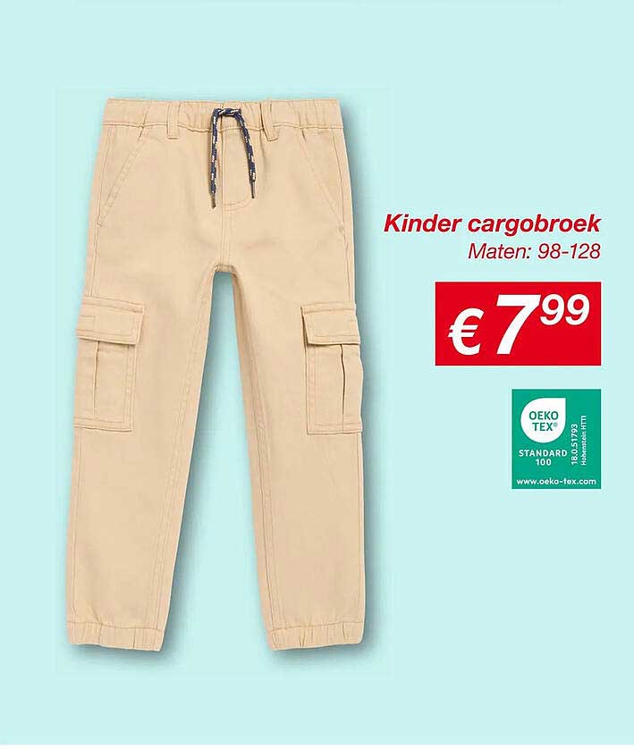 Kinder cargobroek
