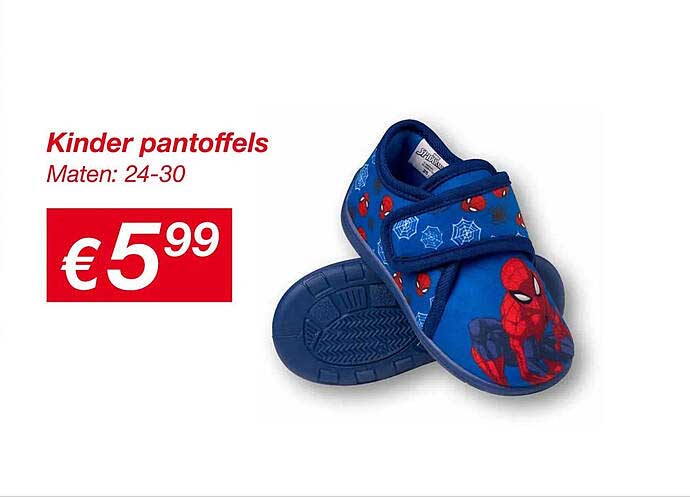 Kinder pantoffels Maten: 24-30