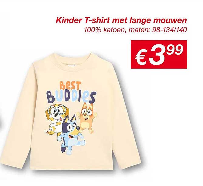Kinder T-shirt met lange mouwen