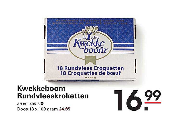 Kwekkeboom Rundvleeskroketten