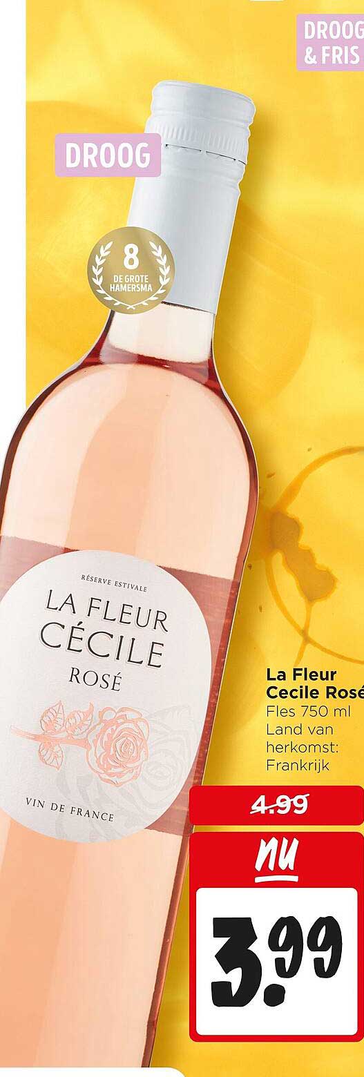 La Fleur Cecile Rosé Fles 750 ml Land van herkomst: Frankrijk