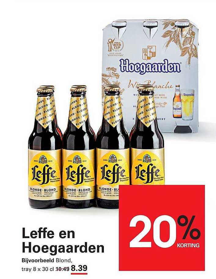 Leffe en Hoegaarden