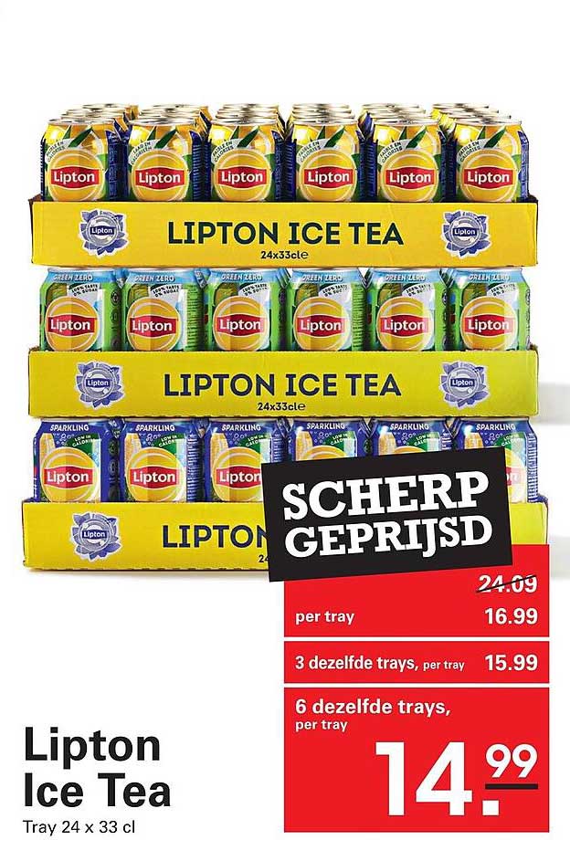 Lipton Ice Tea Tray 24 x 33 cl