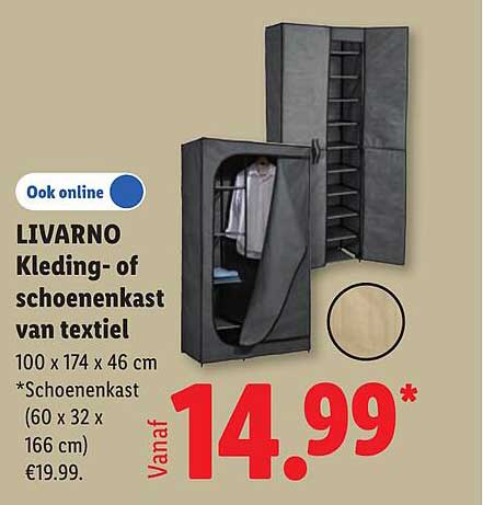 LIVARNO Kleding- of schoenenkast van textiel