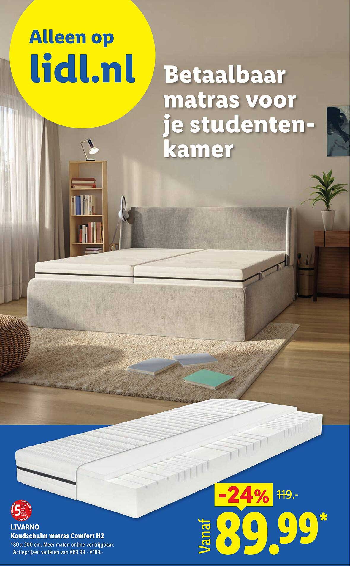LIVARNO Koudschuim matras Comfort H2