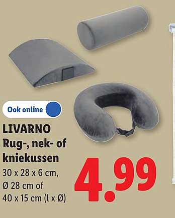 LIVARNO Rug-, nek- of kniekussen