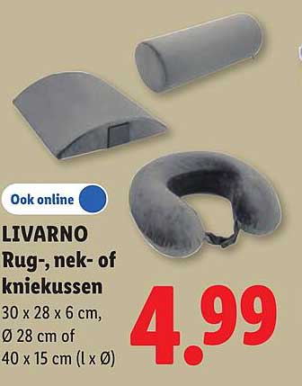 LIVARNO Rug-, nek- of kniekussen