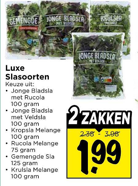 Luxe slasoorten 2 zakken