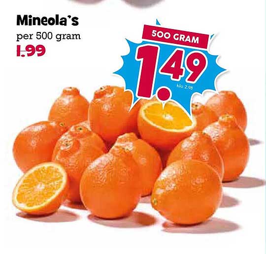 Mineola's per 500 gram