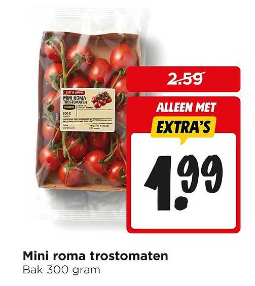 Mini roma trostomaten