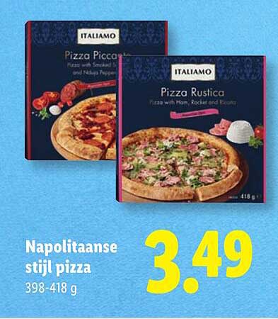 Napolitaanse stijl pizza