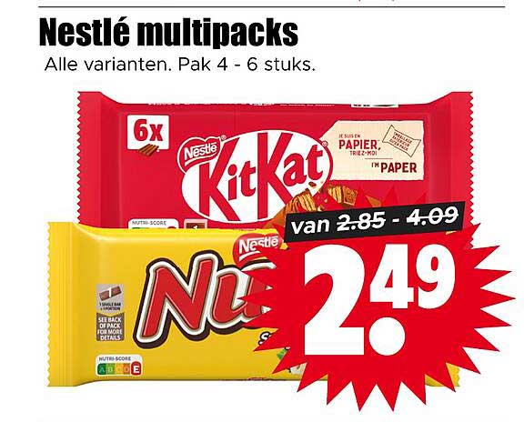 Nestlé multipacks