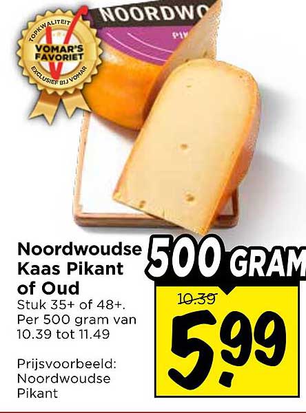 Noordwoudse Kaas Pikant of Oud