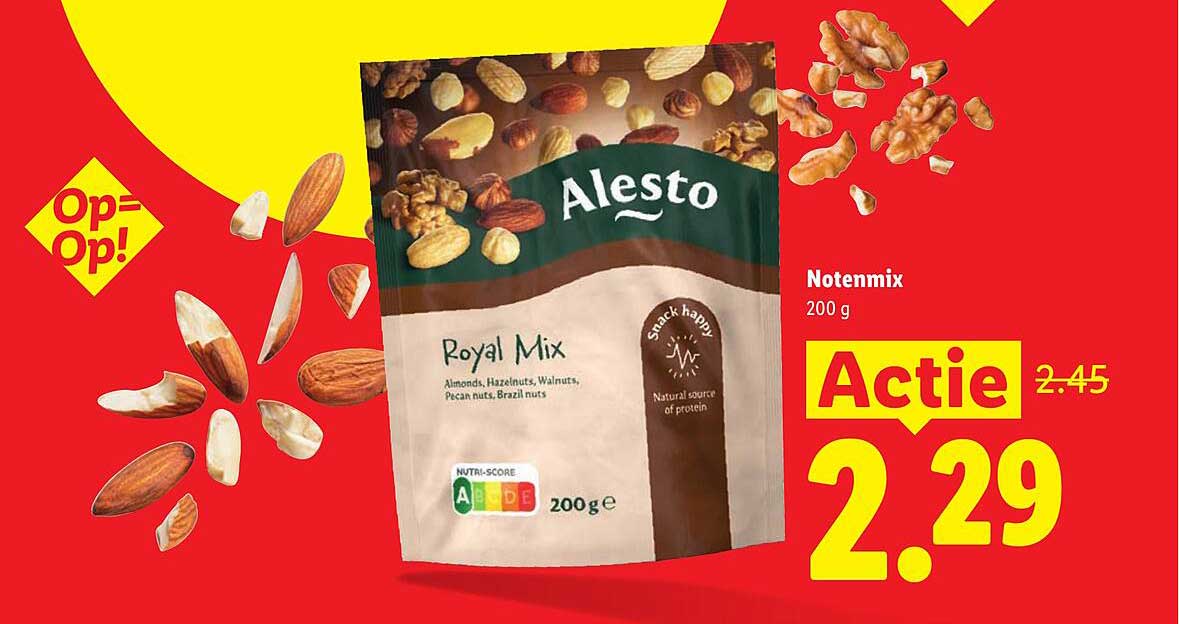 Notenmix 200 g Actie