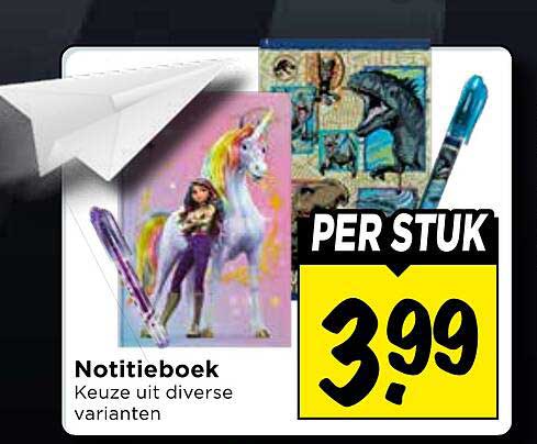 Notitieboek Keuze uit diverse varianten