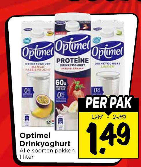 Optimel Drinkyoghurt