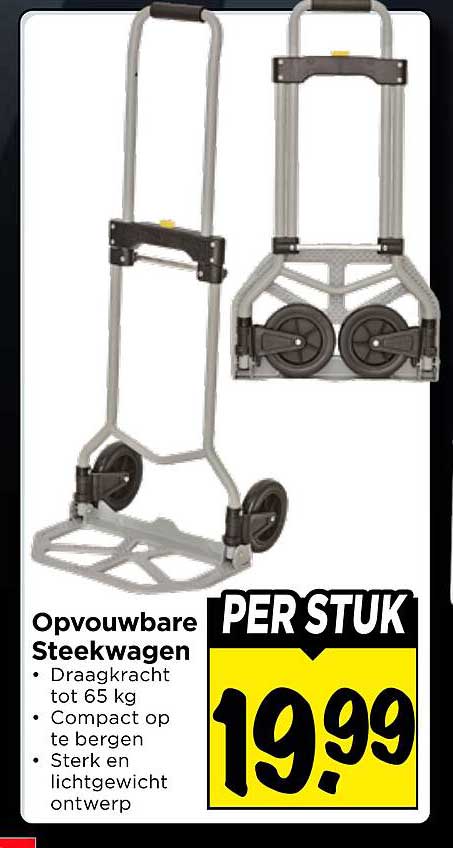 Opvouwbare Steekwagen PER STUK