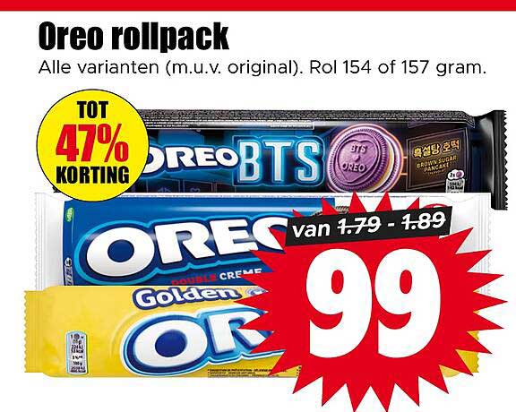 Oreo rollpack