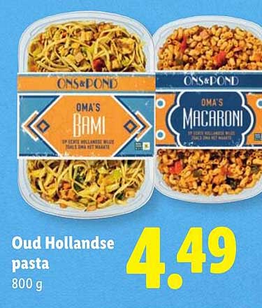 Oud Hollandse pasta