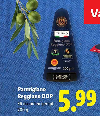 Parmigiano Reggiano DOP 36 maanden gerijpt 200 g