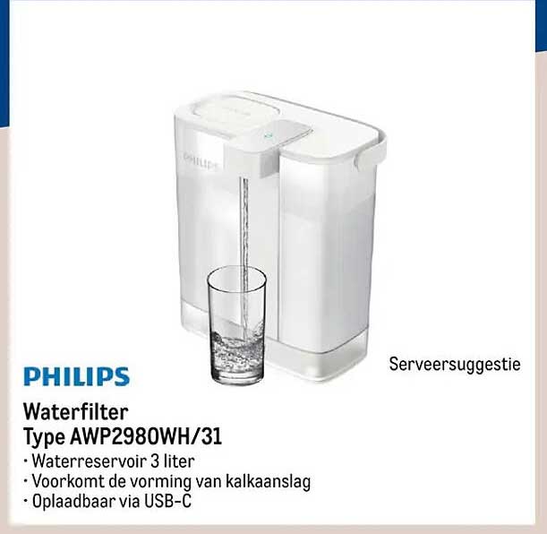 PHILIPS Waterfilter Type AWP2980WH/31