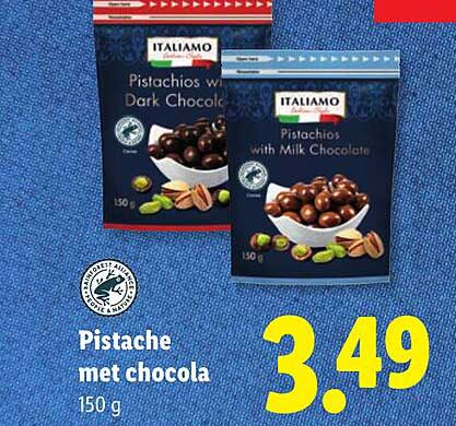 Pistache met chocola