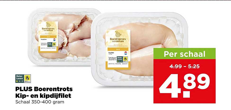 PLUS BoerenTrots Kip- en kipdijfilet