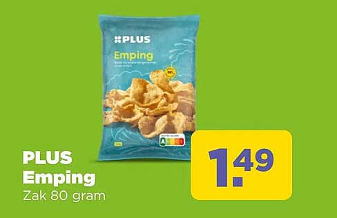 PLUS Emping Zak 80 gram