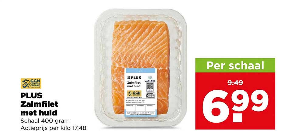 PLUS Zalmfilet met huid