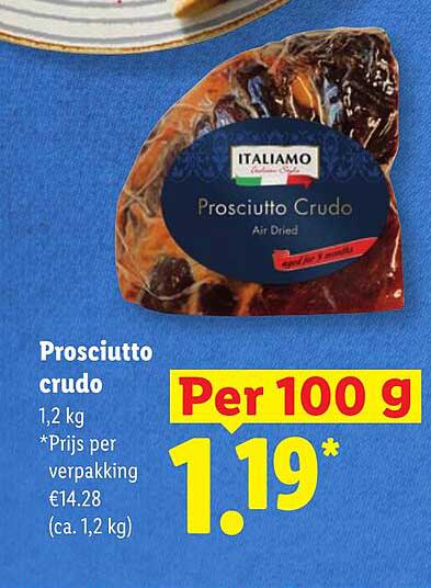 Prosciutto crudo