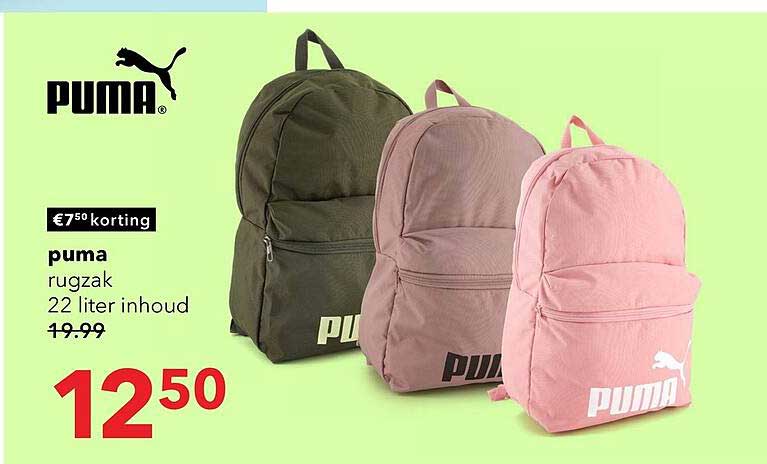 puma rugzak 22 liter inhoud