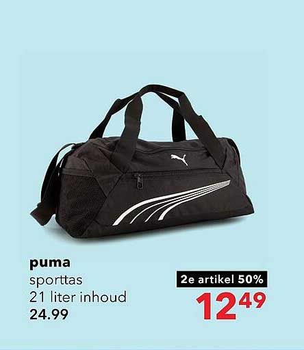 puma sporttas 21 liter inhoud 2e artikel 50%