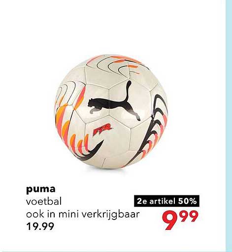 puma voetbal ook in mini verkrijgbaar 2e artikel 50%