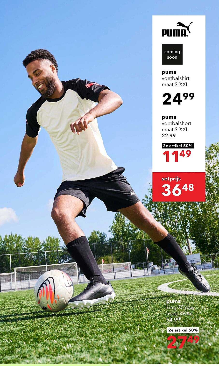 puma voetbalshirt maat S-XXL