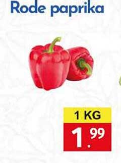 Rode paprika