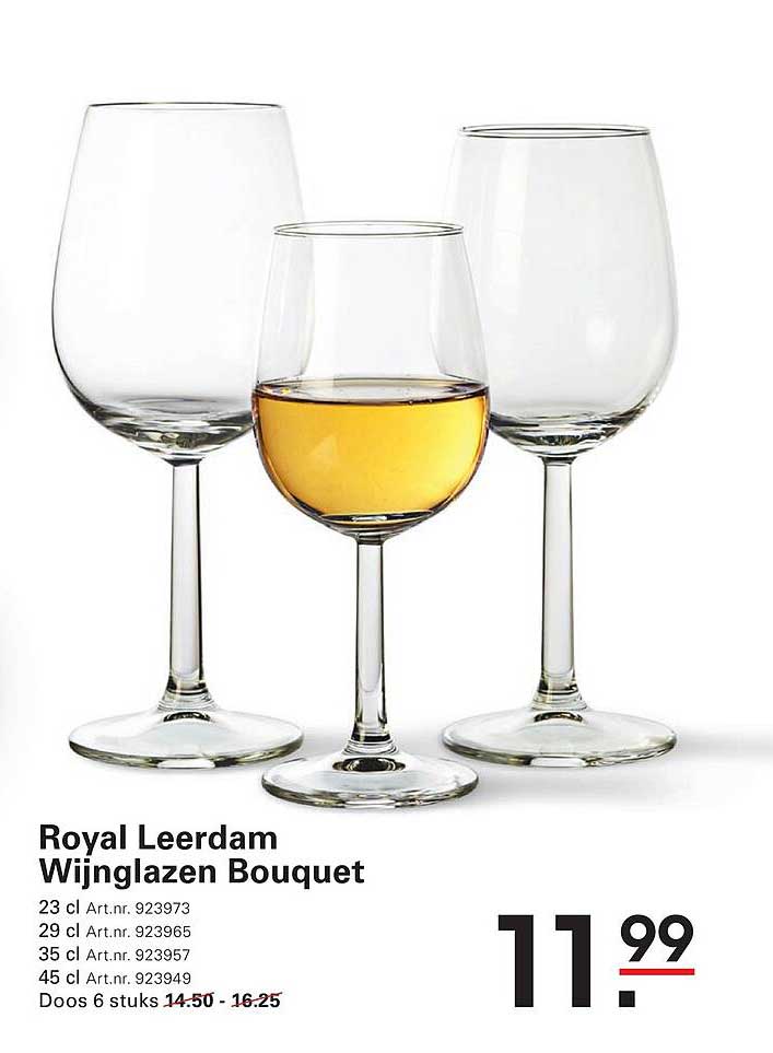Royal Leerdam Wijnglazen Bouquet