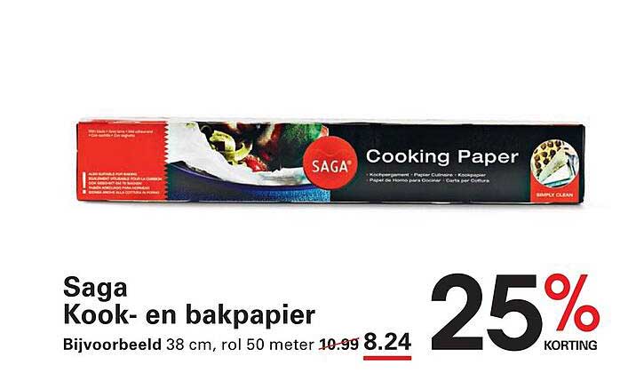 Saga Kook- en bakpapier
